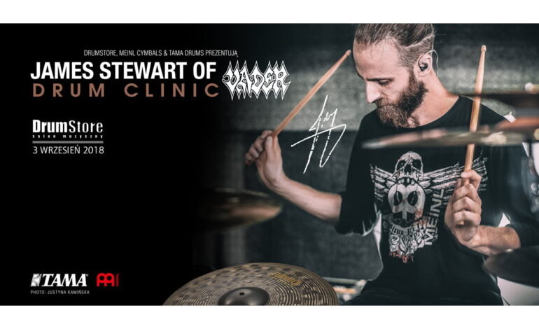 Meinl Cymbals i Drumstore zapraszają na warsztaty perkusyjne Jamesa Stewarta