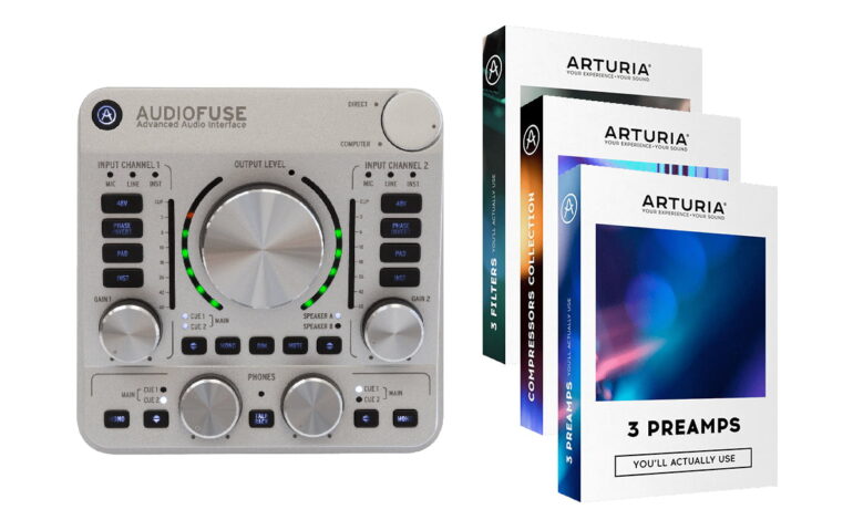Darmowe wtyczki z interfejsem Arturia AudioFuse
