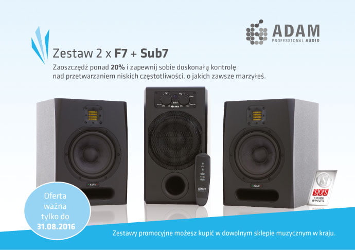 ADAM Audio – w zestawie „777” taniej o 20%