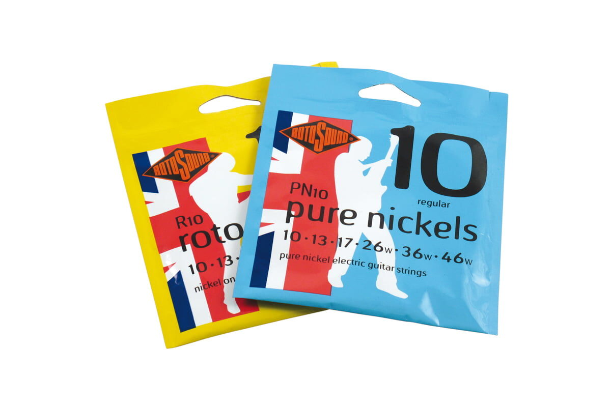 Rotosound Roto Yellows R10, Pure Nickels PN10 – test strun