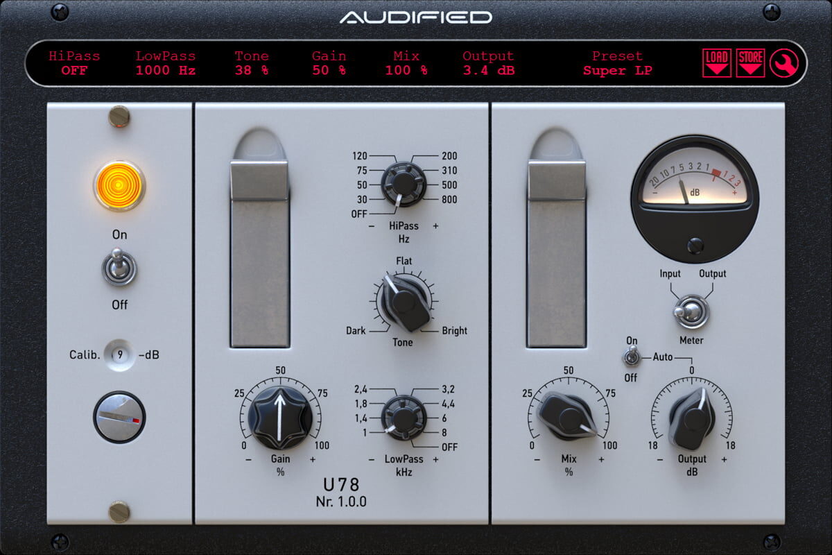 Audified U78 Saturator – wirtualny saturator