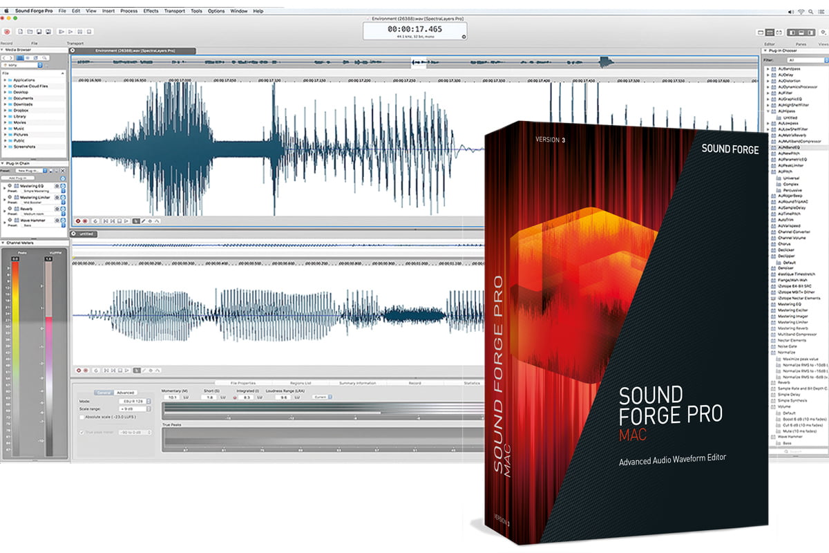MAGIX SOUND FORGE Pro MAC 3