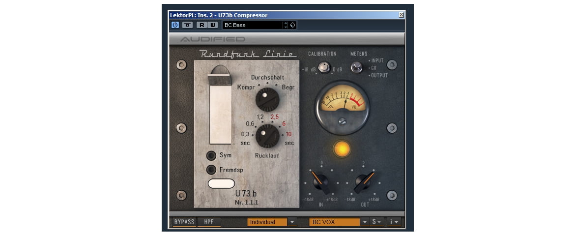 Audified u73b Compressor