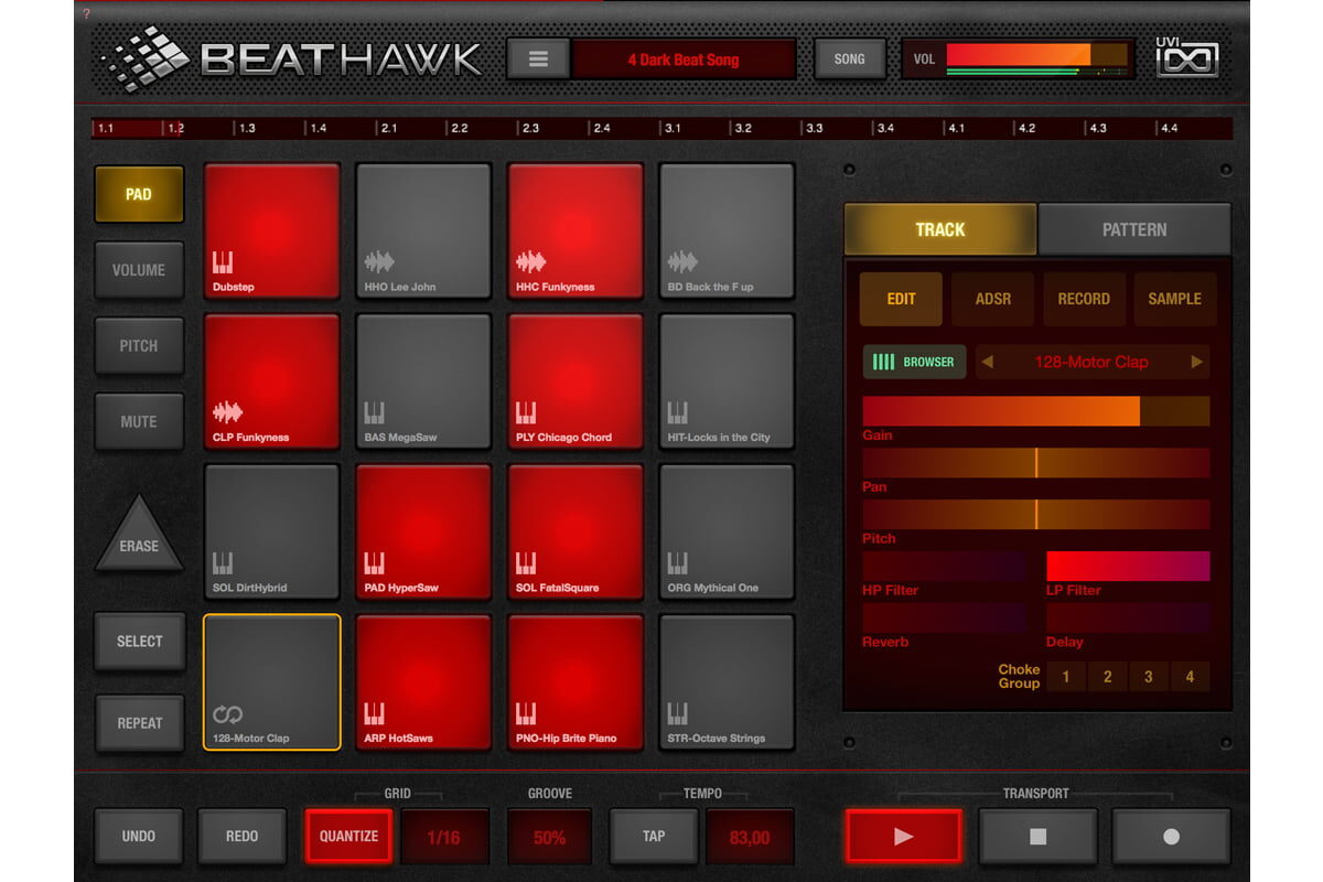 UVI BeatHawk – test aplikacji iOS