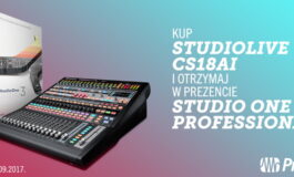 PreSonus StudioLive CS18AI / Studio One 3 – promocja