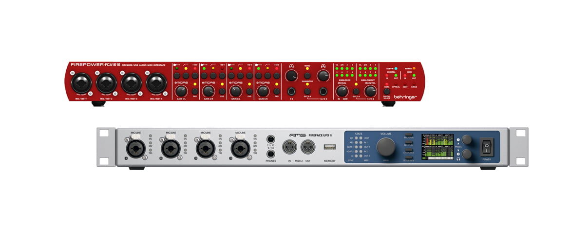 Interfejsy audio FireWire i Thunderbolt – zestawienie