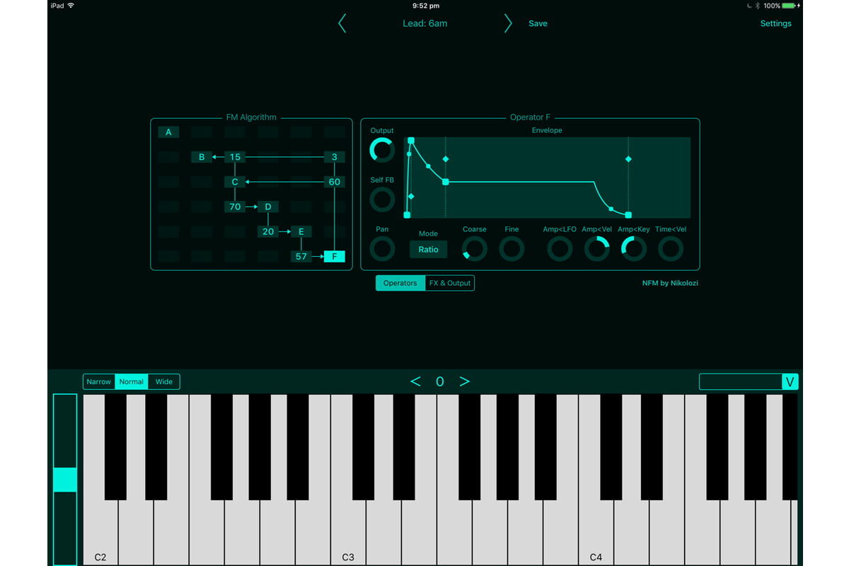 Nikolozi NFM – nowy syntezator wirtualny dla iOS