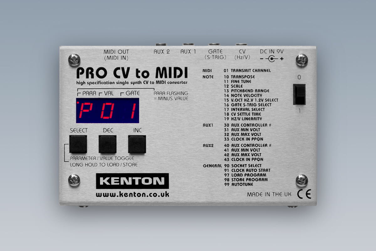 Kenton – nowy konwerter Pro CV to MIDI