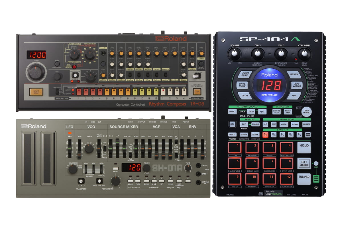 TR-08 SH-01A SP-404A