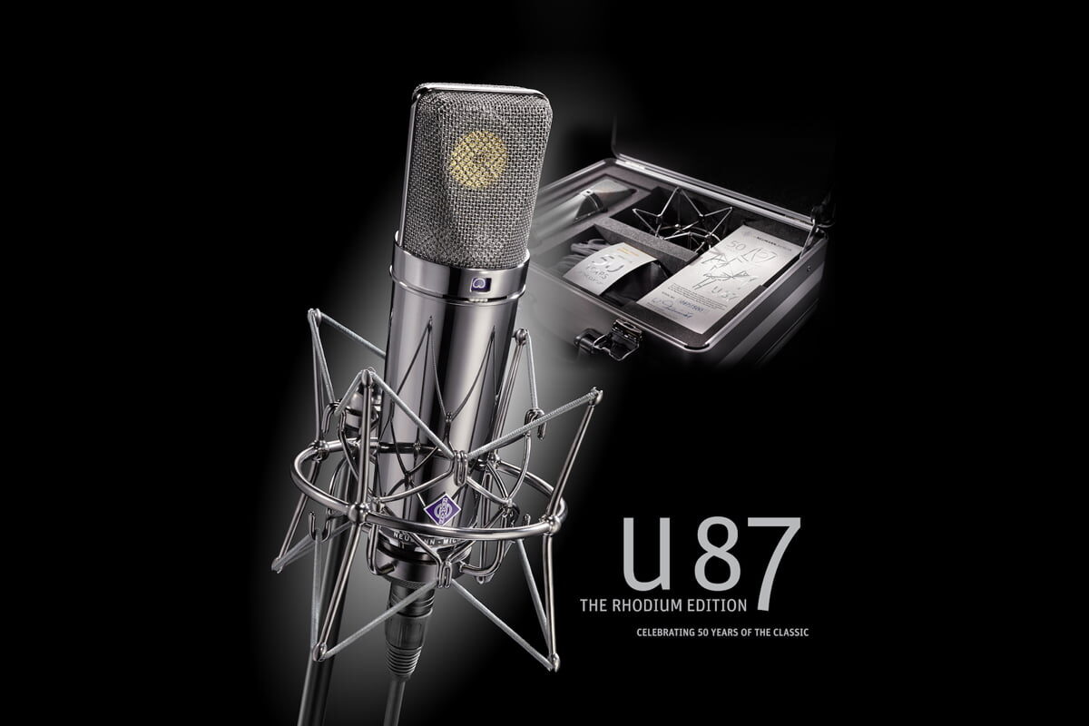 Neumann U 87 Rhodium Edition – mikrofon rzadszy niż złoto