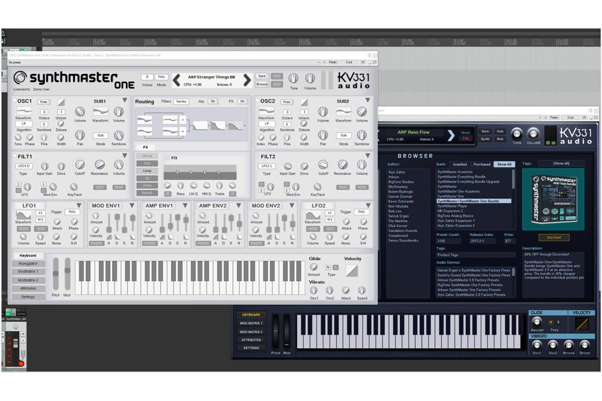 KV331 Audio SynthMaster One v1.1 – aktualizacja