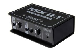 Radial MIX 2:1 – pasywny mikser/sumator