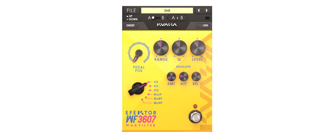 Kuassa Efektor WF3607 Wah Filter – wirtualna „kaczka”