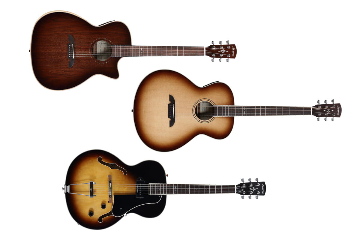Alvarez – gitary ABT60ESHB, AGW77AR, AGW77CEAR i AAT25