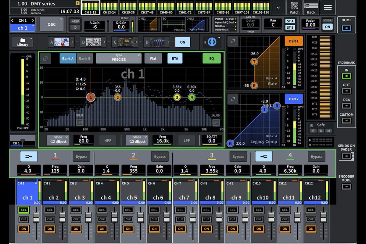 Yamaha DM7 Editor (fot. Yamaha Pro Audio)