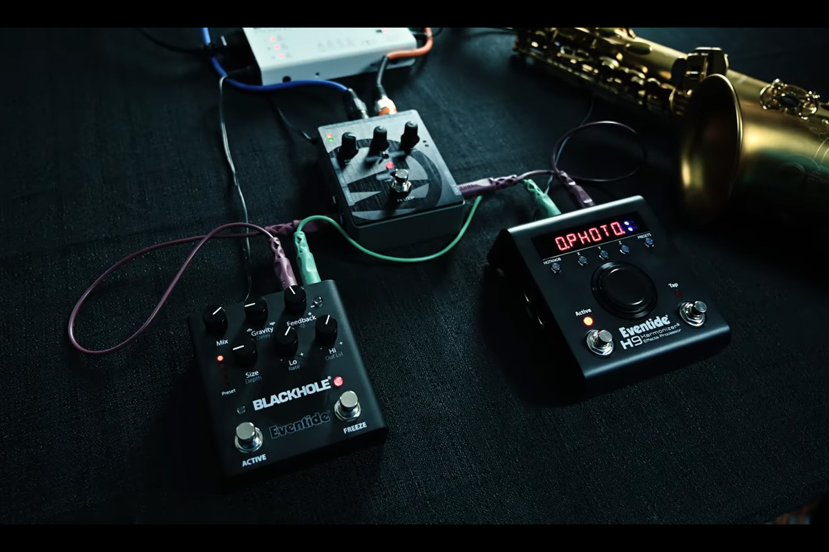 Eventide MixingLink H9 Max Blackhole Pedal Lorren Chiodo (fot. YouTube / Eventide Audio)