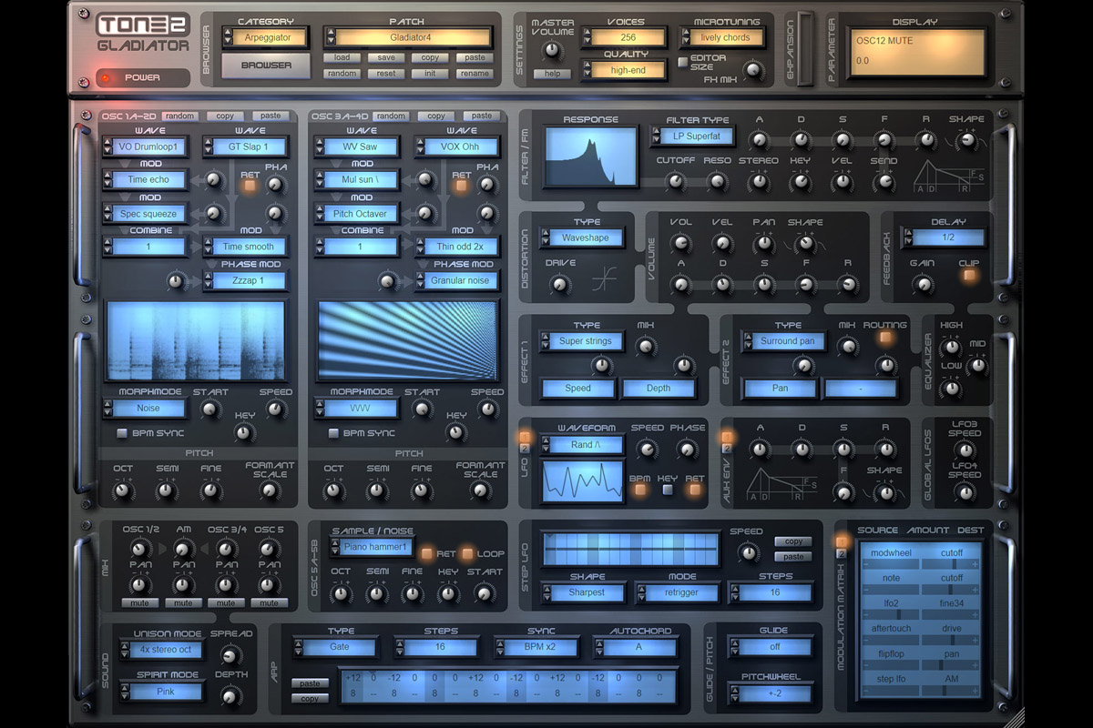 TONE2 Audio Gladiator 4 (fot. TONE2 Audio)