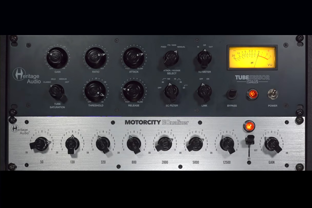 Heritage Audio MOTORCITY EQ i TUBESESSOR (fot. YouTube / Heritage Audio)