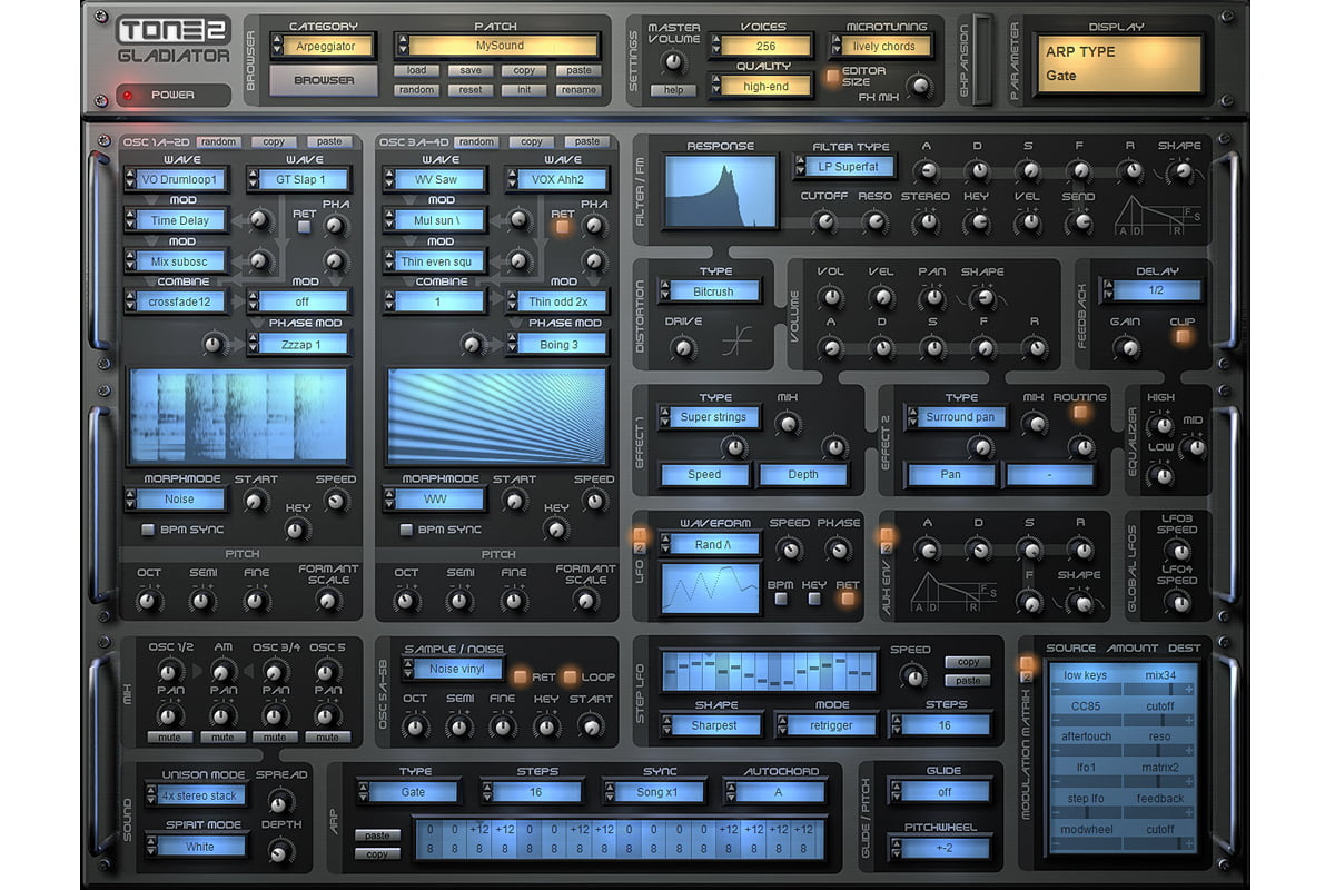 TONE2 Audio Gladiator3