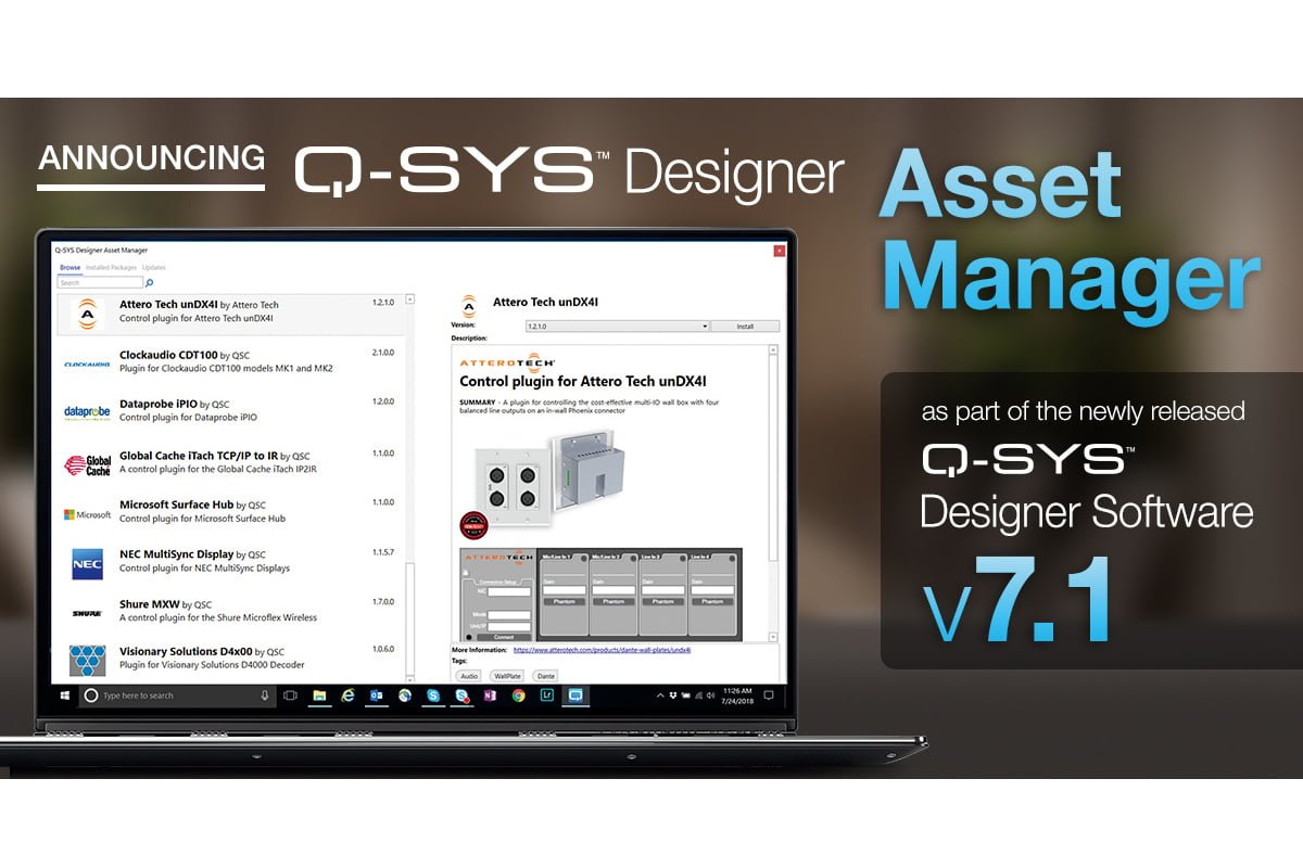 QSC Q-SYS Designer Asset Manager
