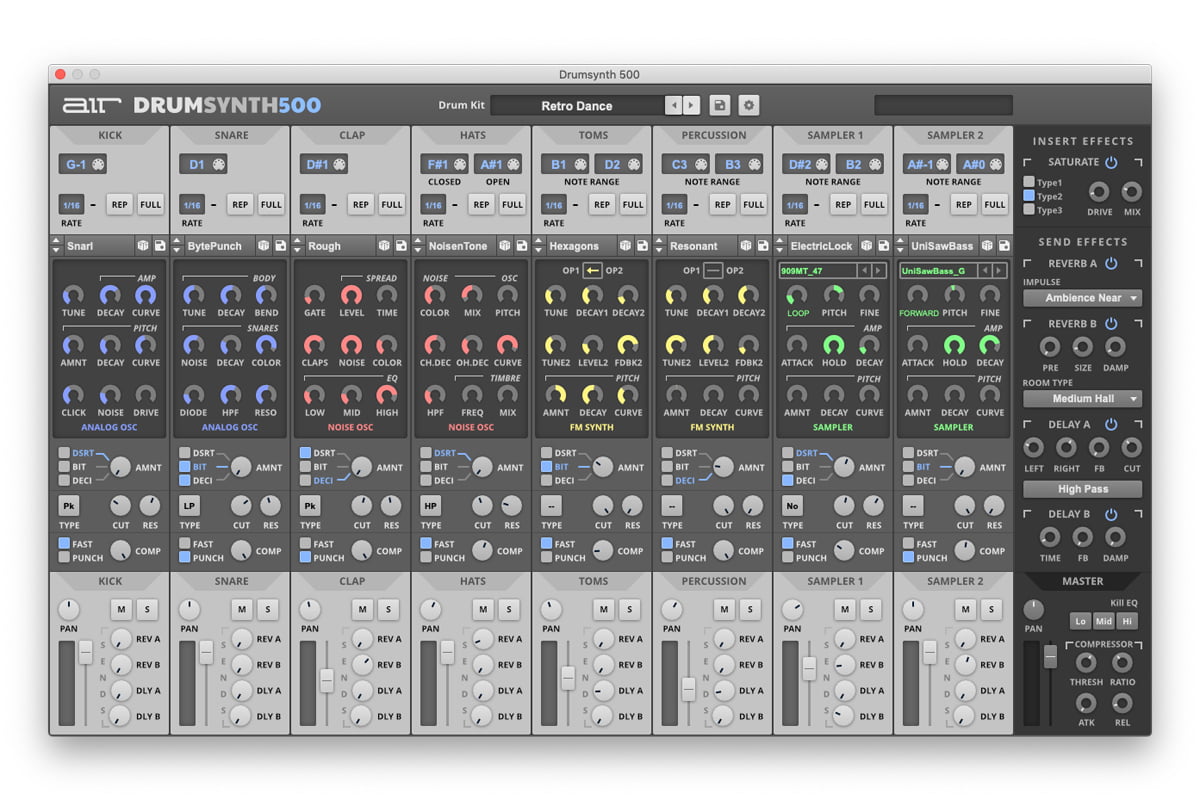 AIR Music Technology DrumSynth 500