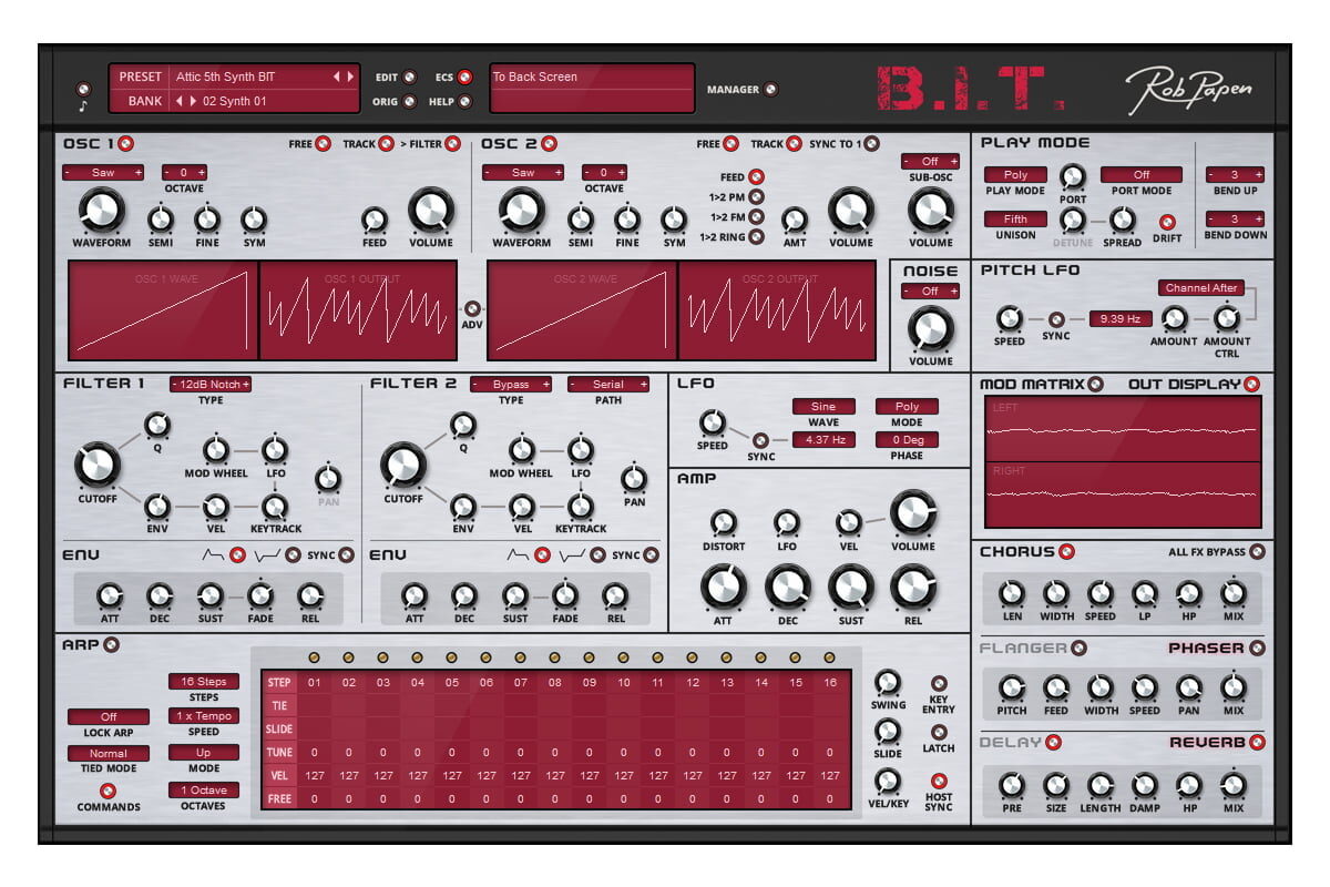 Rob Papen B.I.T. – nowy syntezator wirtualny
