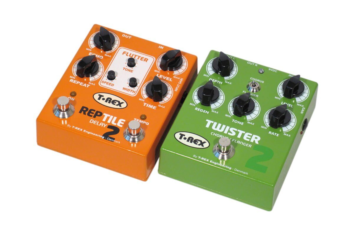 T-Rex Twister 2 i Reptile 2 – test efektów gitarowych
