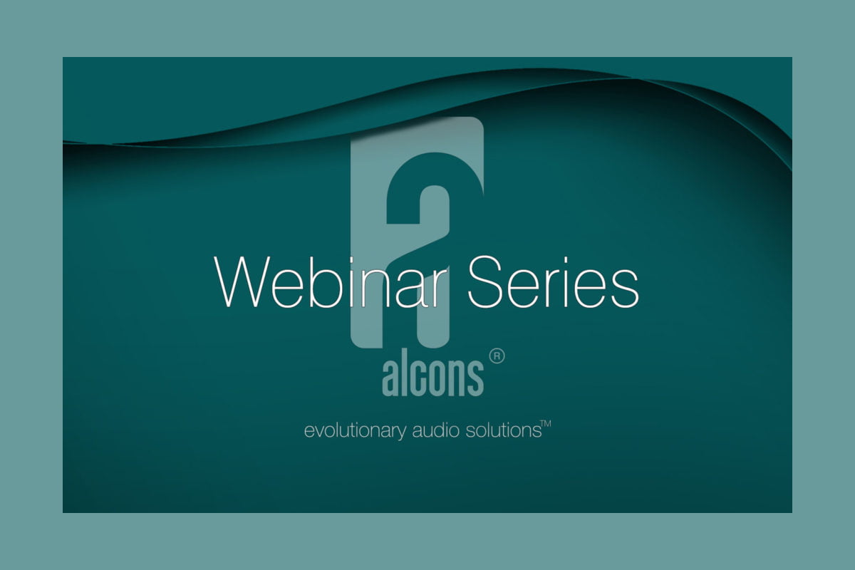 Alcons Audio Pro-Ribbon webinar