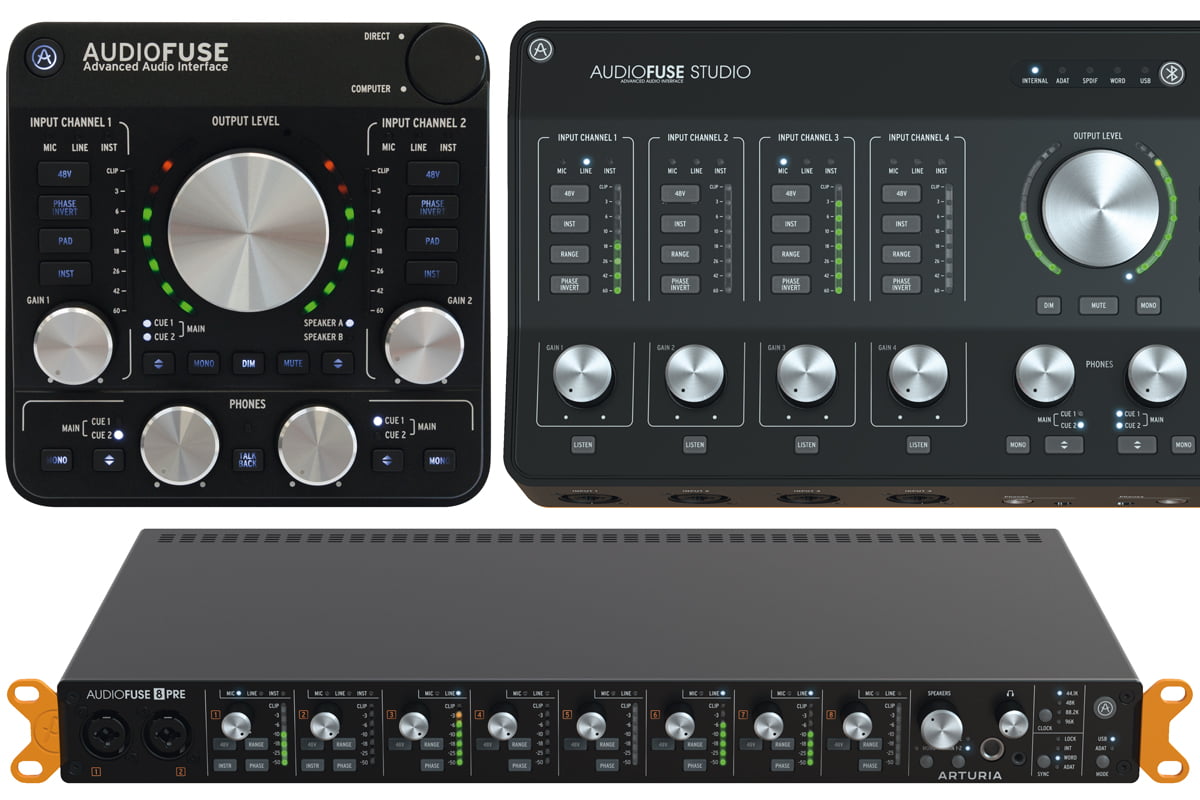 Arturia AudioFuse AudioFuse 8Pre AudioFuse Studio
