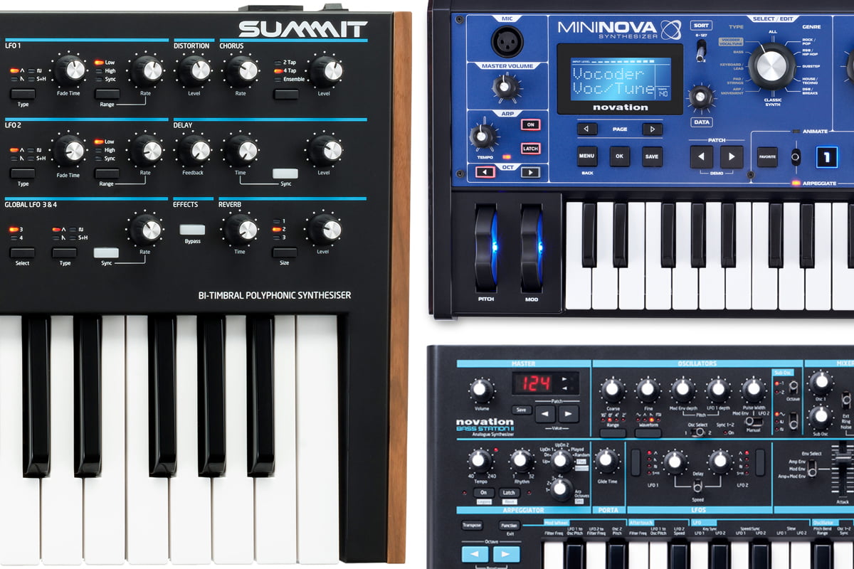 Novation MiniNova Bass Station II Summit