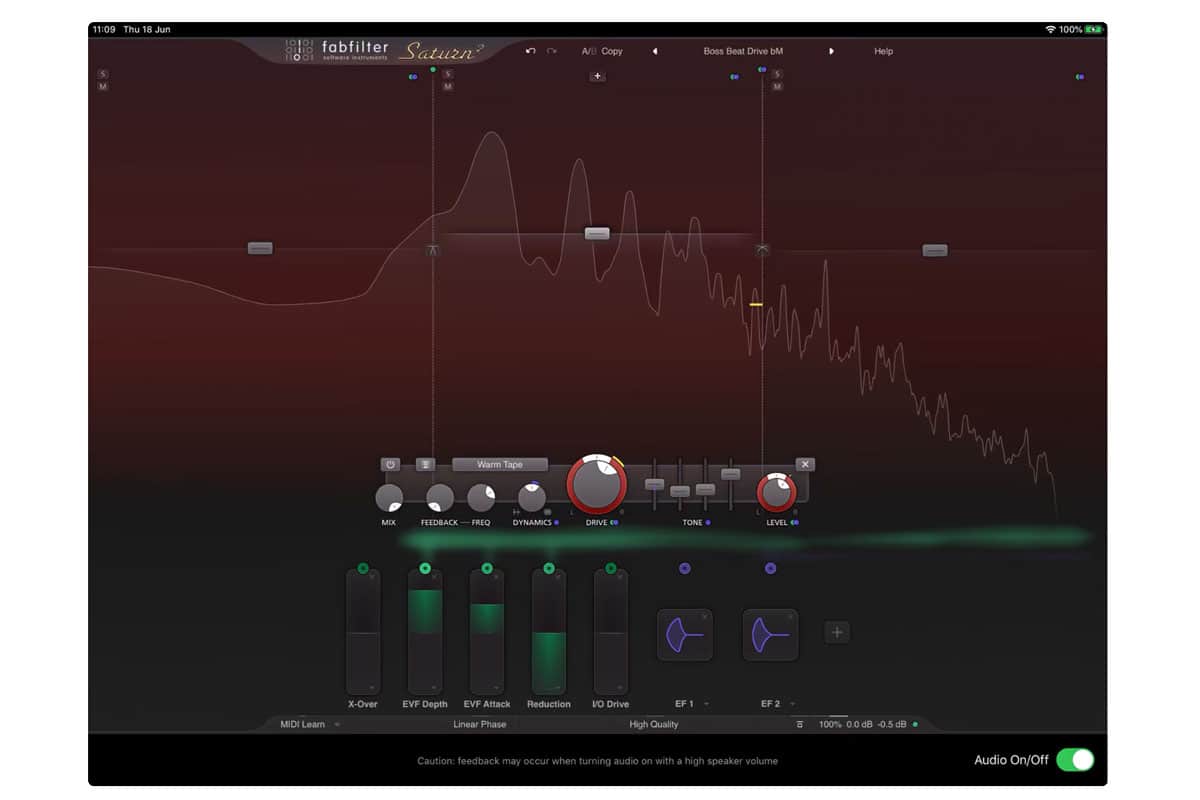 FabFilter Saturn 2 iOS
