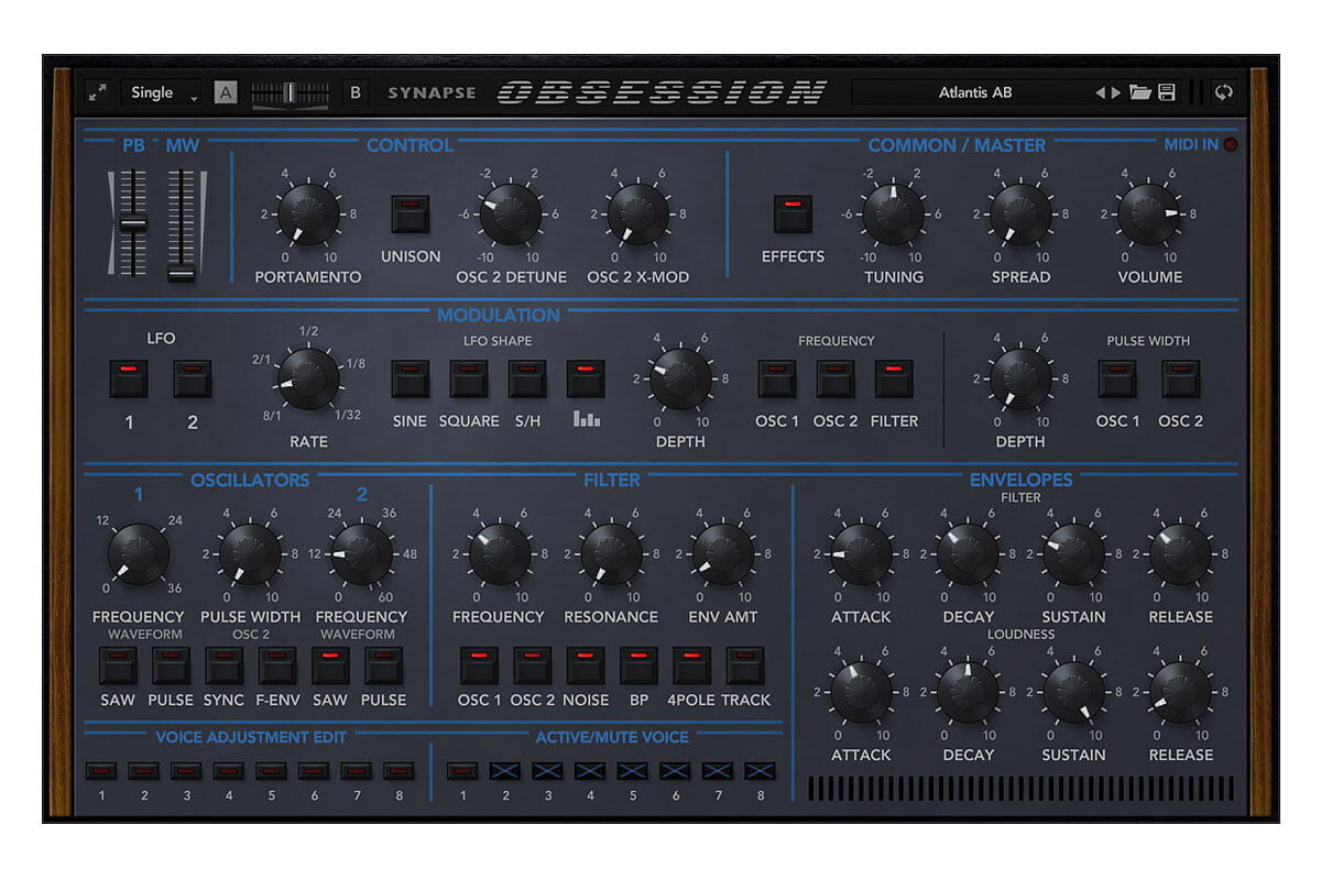 Obsession – nowy syntezator wirtualny Synapse Audio