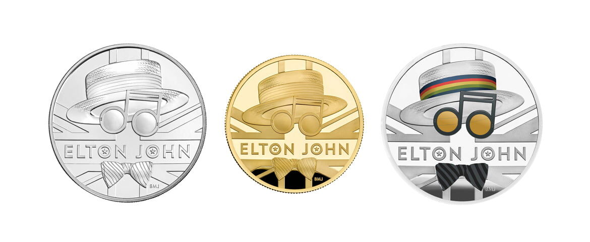 Elton John upamiętniony na monetach