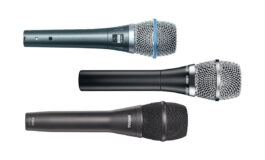 Przegląd – pojemnościowe mikrofony wokalne: Shure