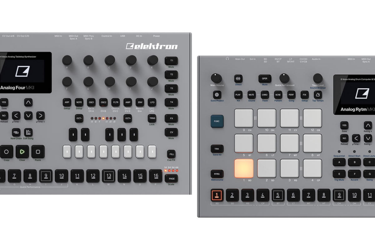 Elektron Analog Four MKII i Analog Rytm MKII