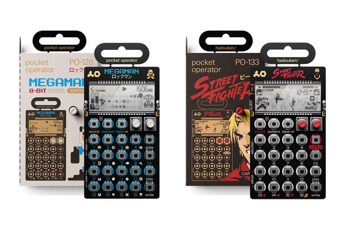 PO-128 Mega Man i PO-133 Street Fighter