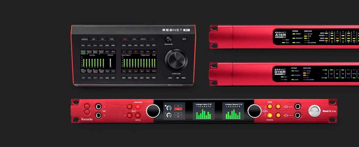 Red 8Line RedNet R1 A16R MkII D16R MkII
