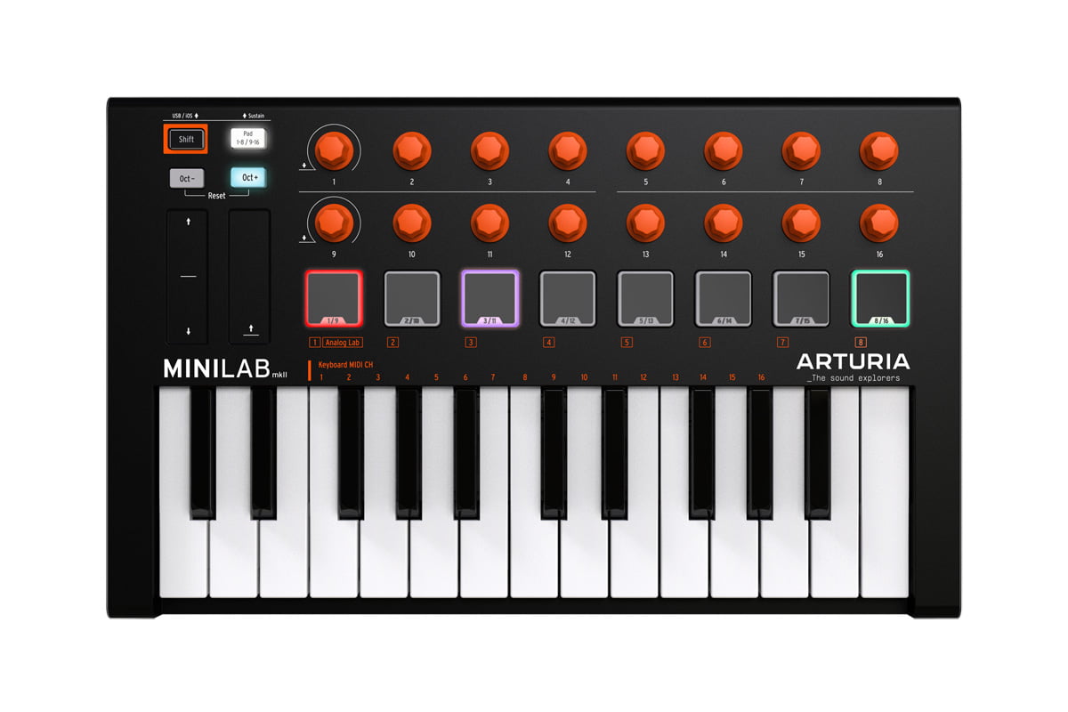 Arturia MiniLab MkII Orange Edition