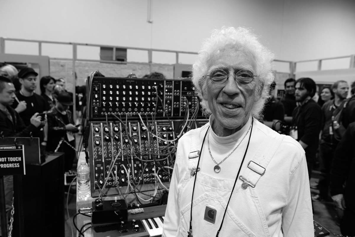 Malcolm Cecil na targach NAMM Show w 2015 roku; fot. Brandon Daniel (CC BY-SA 2.0)