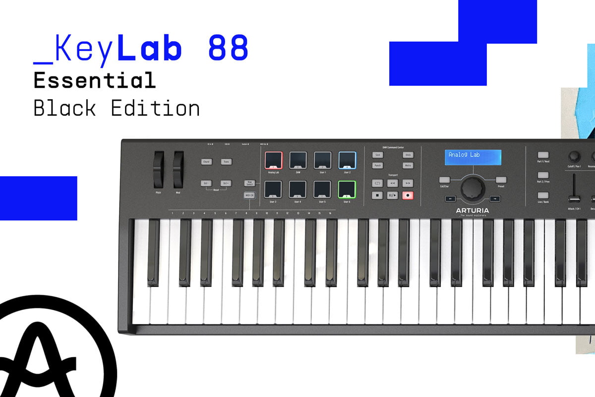 Arturia KeyLab Essential 88 Black Edition