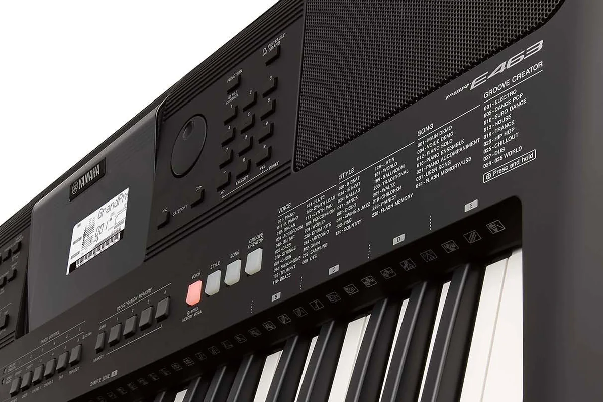Yamaha PSR-E463 – keyboard z kreatywnymi funkcjami - Muzyk.net