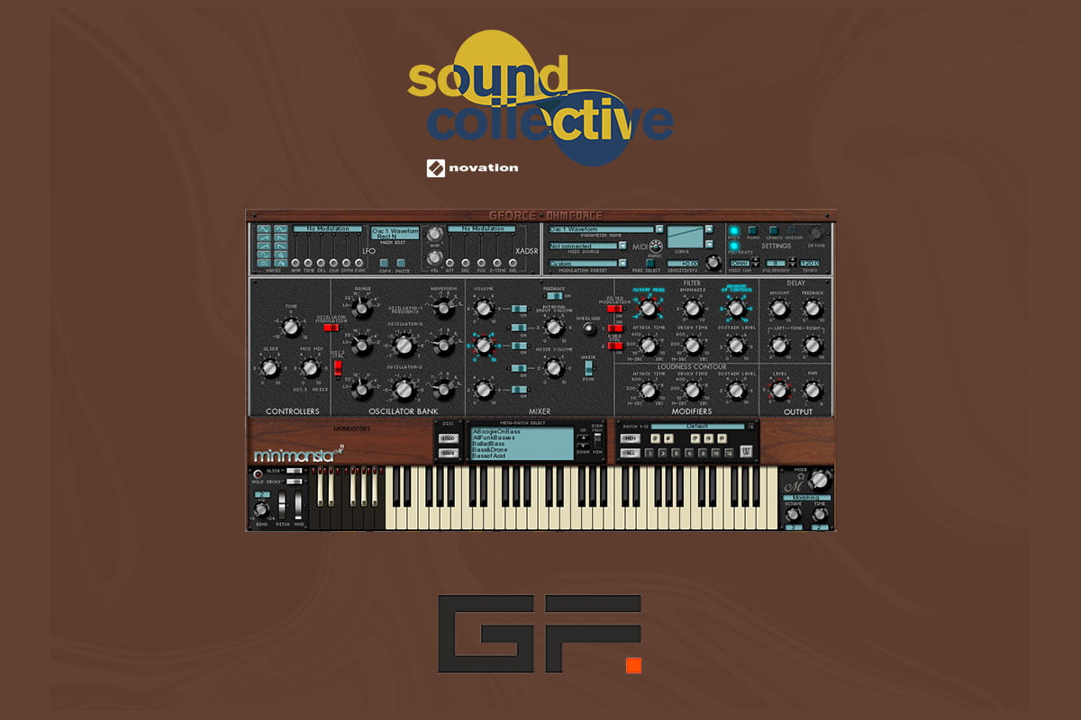 GForce Minimonsta Novation Sound Collective (grafika: Novation)