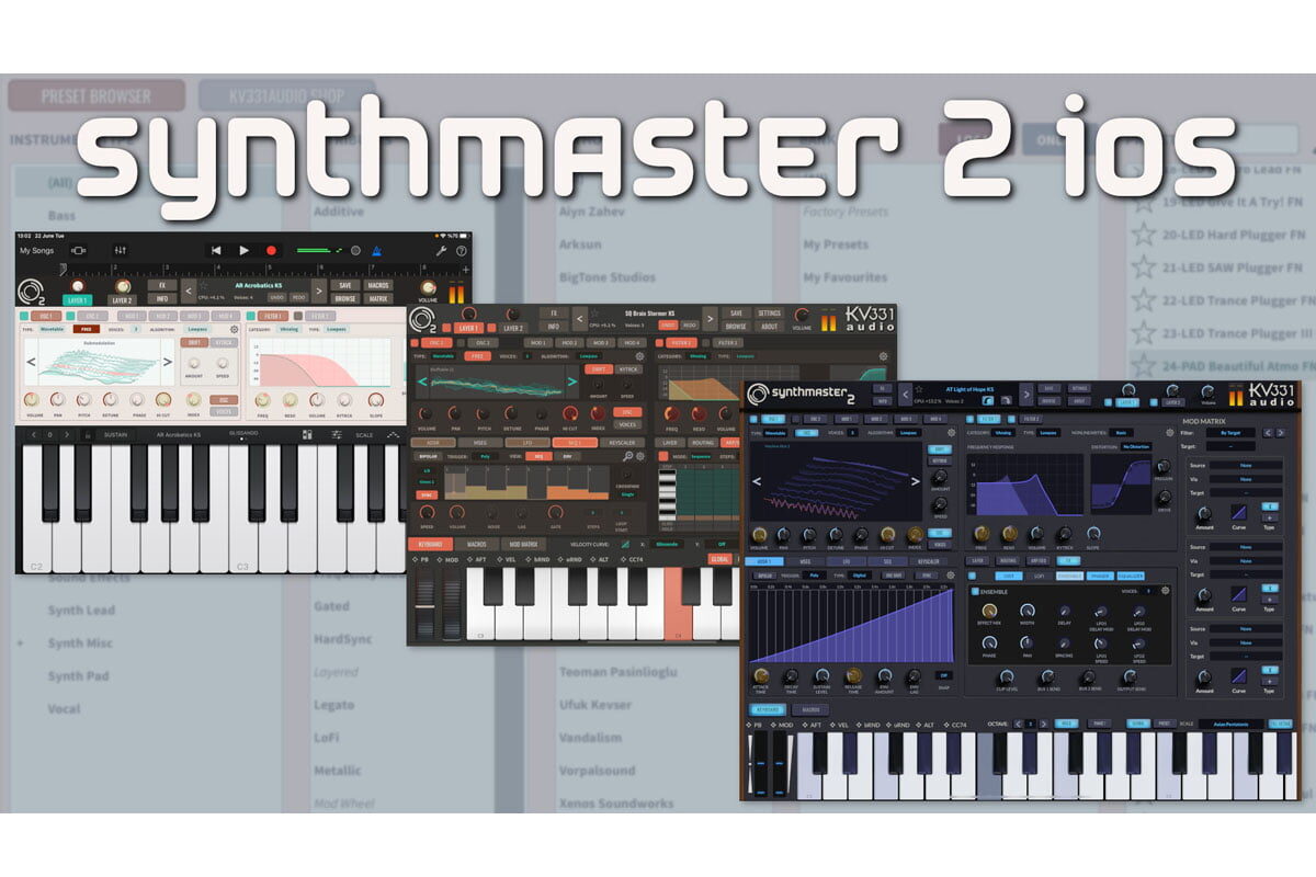 KV331 Audio SynthMaster 2 iOS
