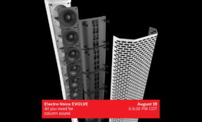 Electro-Voice zaprasza na webinar poświęcony systemom EVOLVE