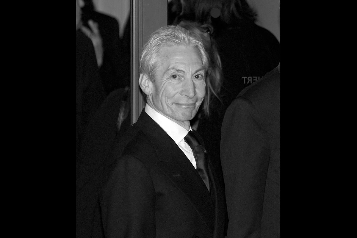 Charlie Watts w Berlinie w 2008 roku; fot. Siebbi (CC BY 3.0)