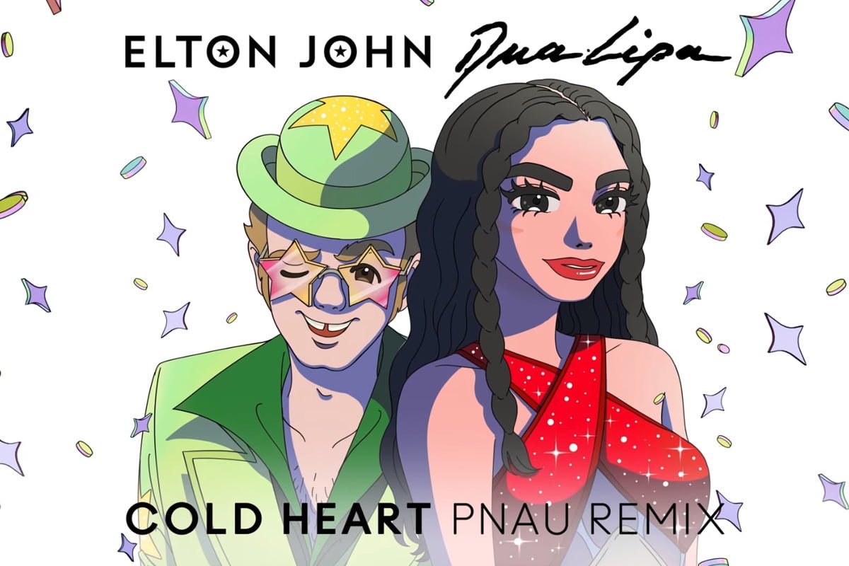 Elton John i Dua Lipa „Cold Heart” (fot. YouTube)
