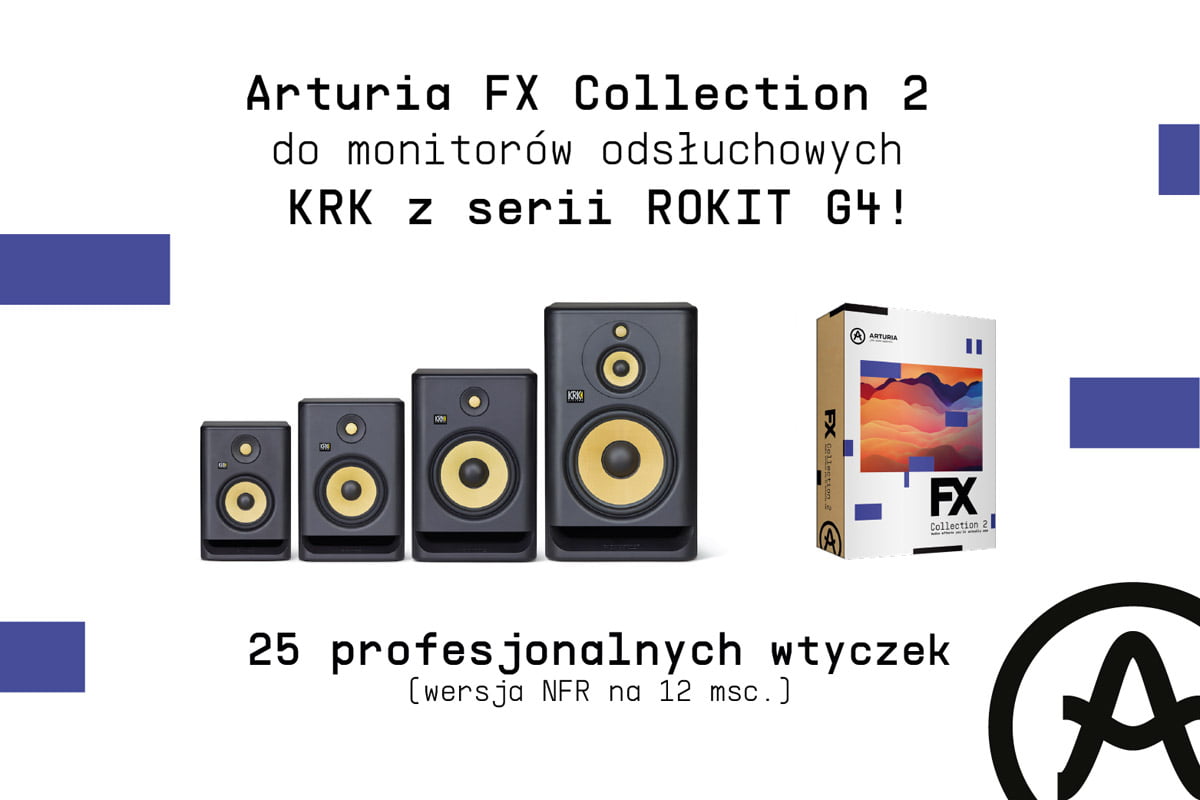 KRK ROKIT G4 Arturia FX Collection 2 promocja