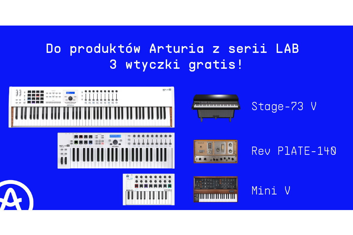 Promocja klawiatur sterujących Arturia KeyLab i MiniLab