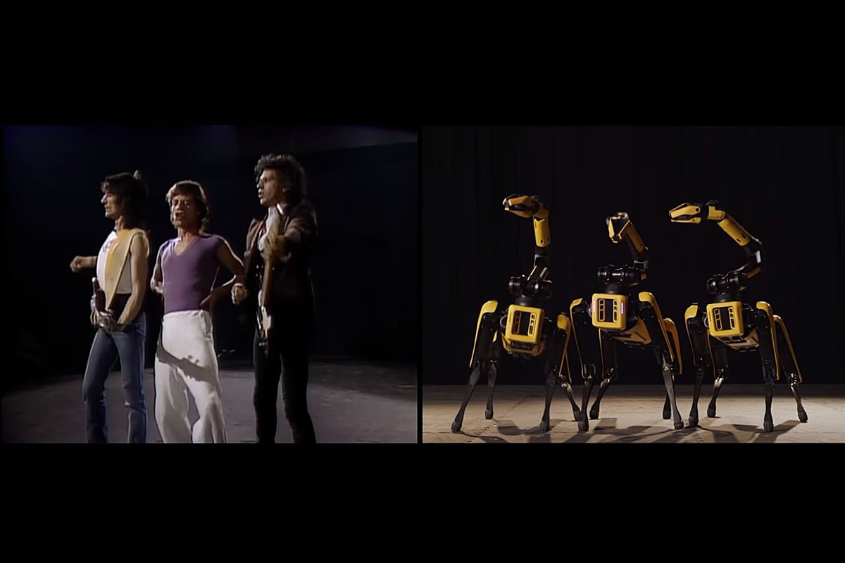 The Rolling Stones „Start Me Up” Boston Dynamics (fot. YouTube / Boston Dynamics)