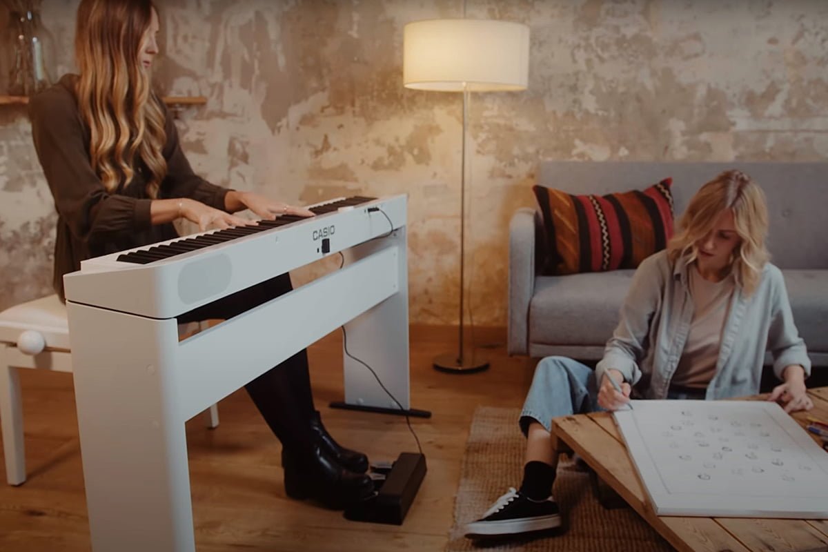 Casio Privia PX-S1100 #psARTs (fot. YouTube / CASIO Music)